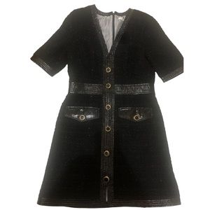 Veronica Beard Simona Metallic Tweed Dress Sz 8